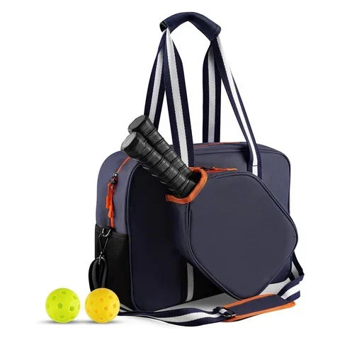 Custom Adjustable Shoulder Sports Pickleball Sling Bag Racket Tennis Padel Tote Carry Bag Pickleball Bag