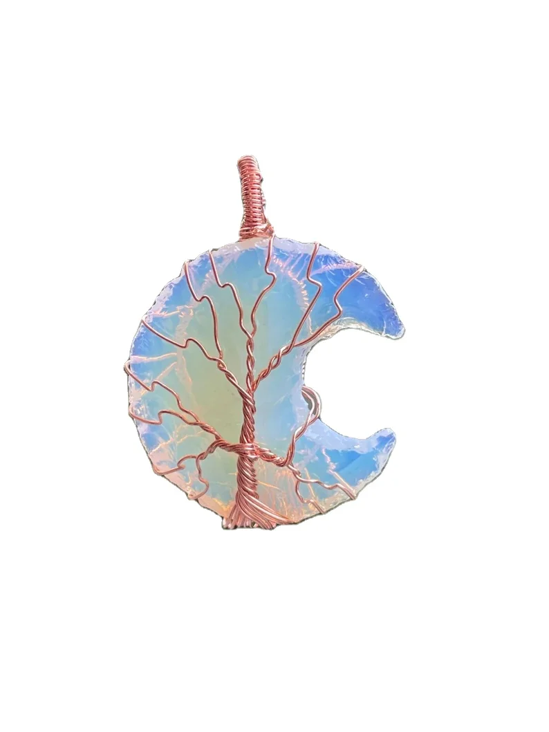 Ожерелье из хрустальных точек проволока натуральный тигровый глаз золото натуральная любовь OEM подвеска на заказ от кристаллов поставка Индии