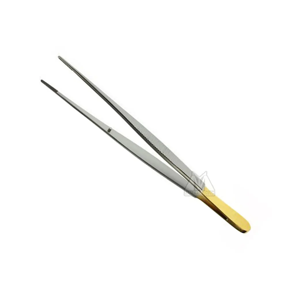 Stainless Steel Surgical Tweezers Custom Made Straight Surgery Surgical Tweezer