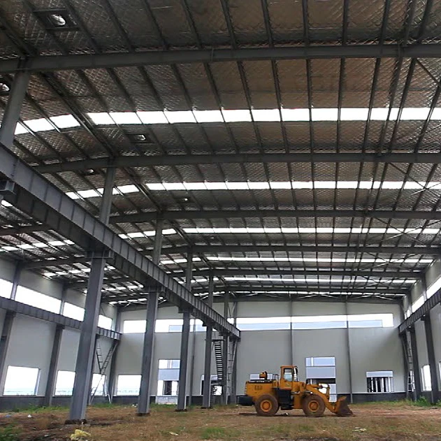 Engineering Designs Prefabricated metal shed Architectural Steel Structure Warehouse metal hangar Building