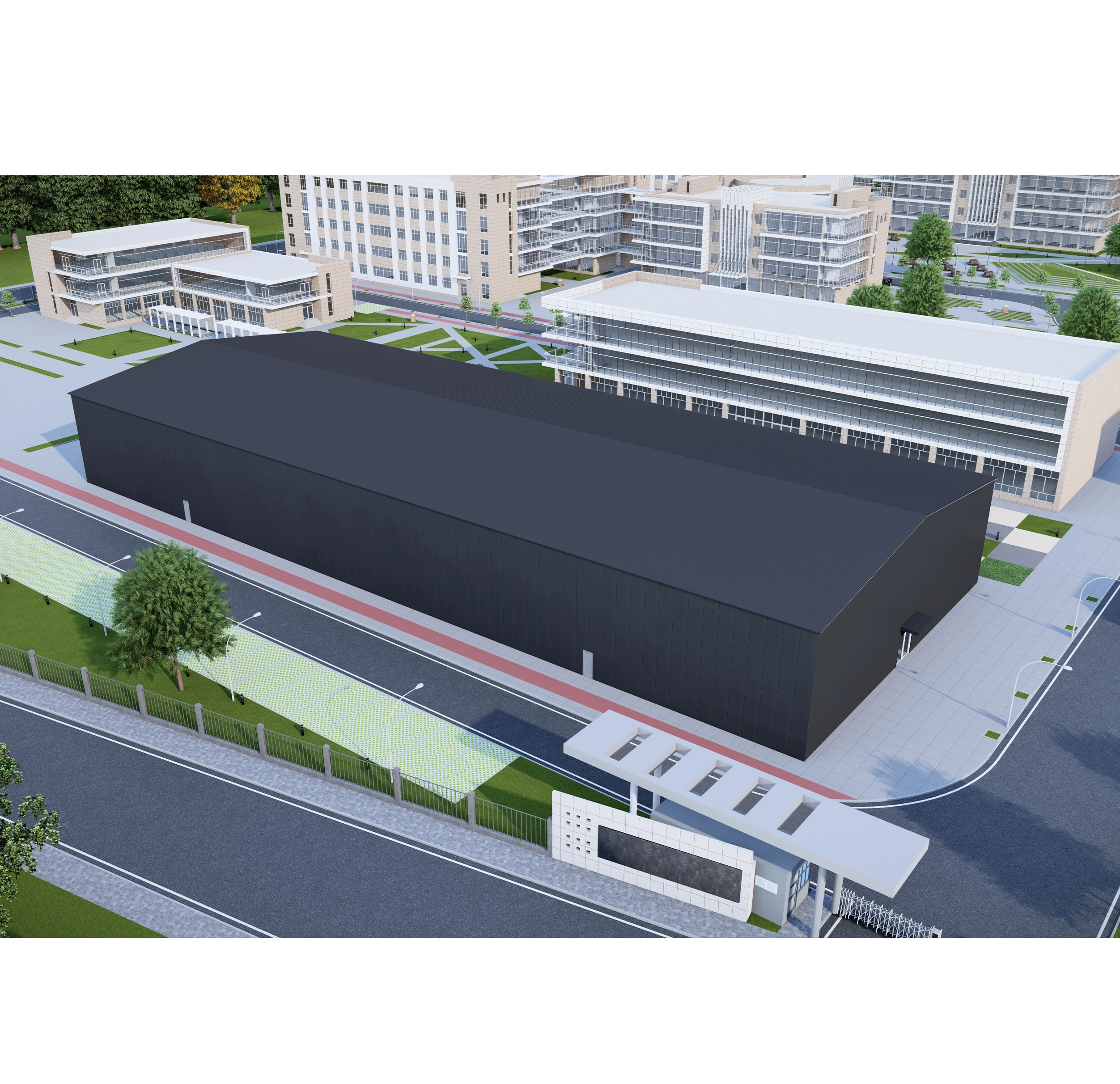 Prefabricated cold room growing factory building metal building made in China