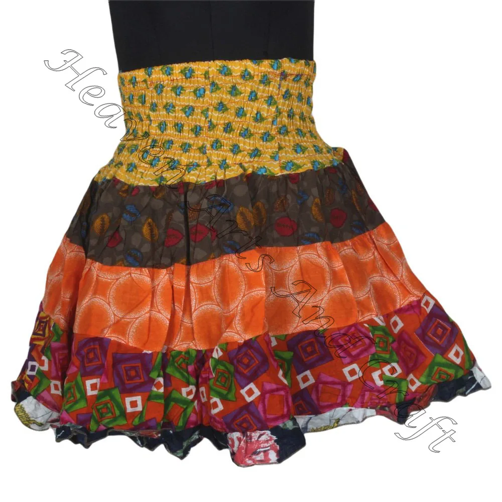 Элитная хлопковая мини-юбка