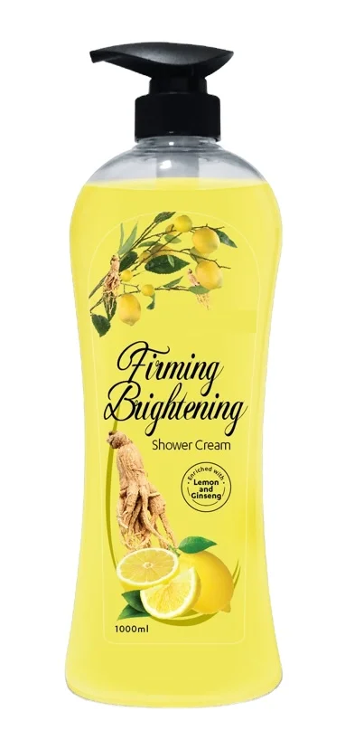 1000ml OEM BodyWash Unisex Natural Intimate Care Whitening Cream Shower Wash gel Exfoliating Whitening Skin Body Wash Shower Gel