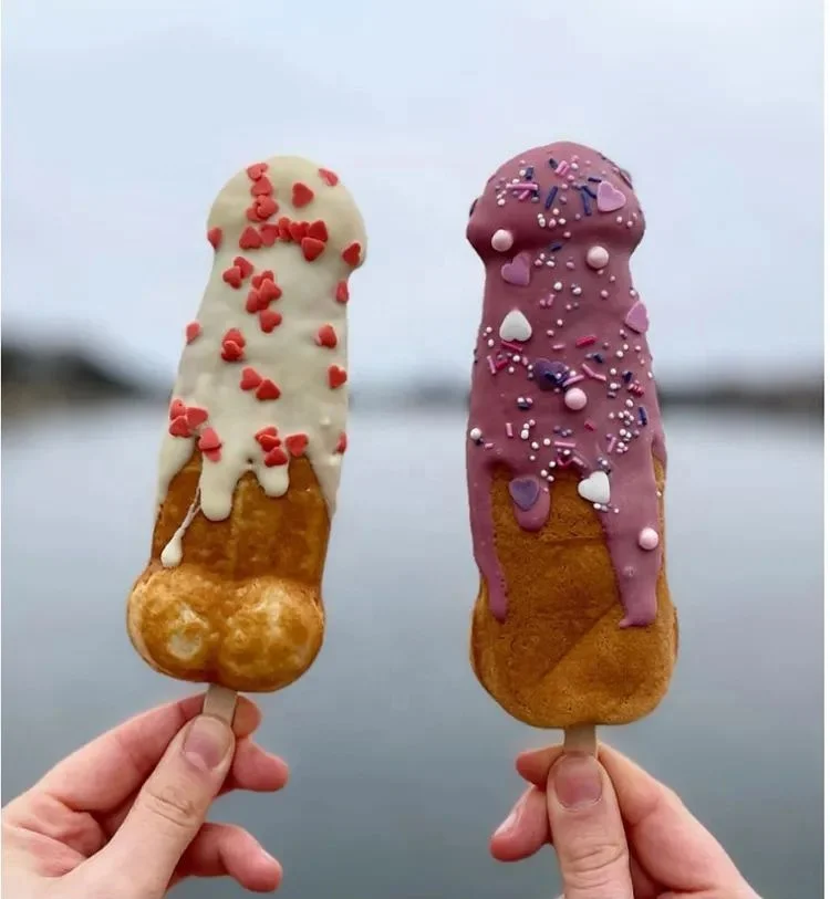 Commercial Snack Machine Funny Waffle Maker Girl Waffle Penis Waffle for Sale