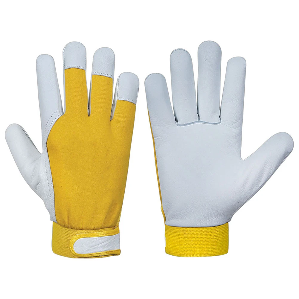 OEM Style Premium Leather / Cotton Hand Made Assembly Gloves New Custom Top Selling Assembly Working Gloves