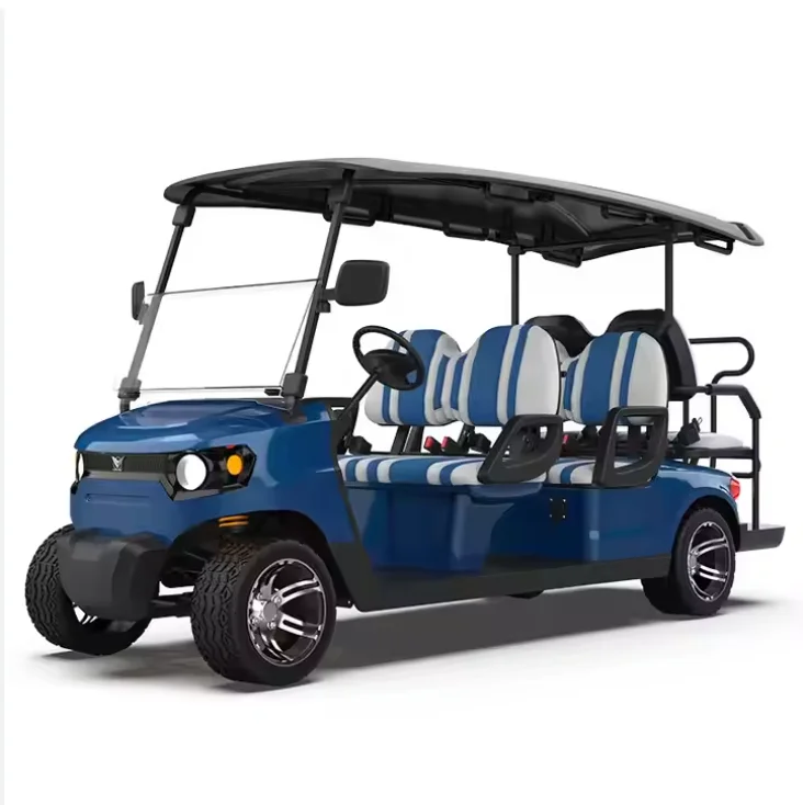 Brand New 4 wheel Disc Brake 6 Seater Golf Cart Independence Suspension For Sale
