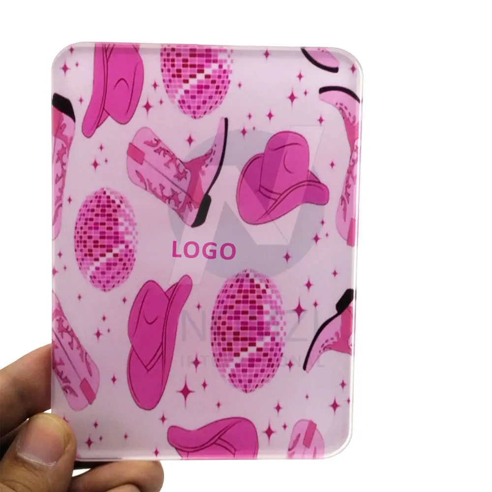 New Wholesale Private Label Glass Trays Custom Shape Cowboy Shoes Hat Lash Tile Trays For Eyelash Extension Holder Pallet Trays