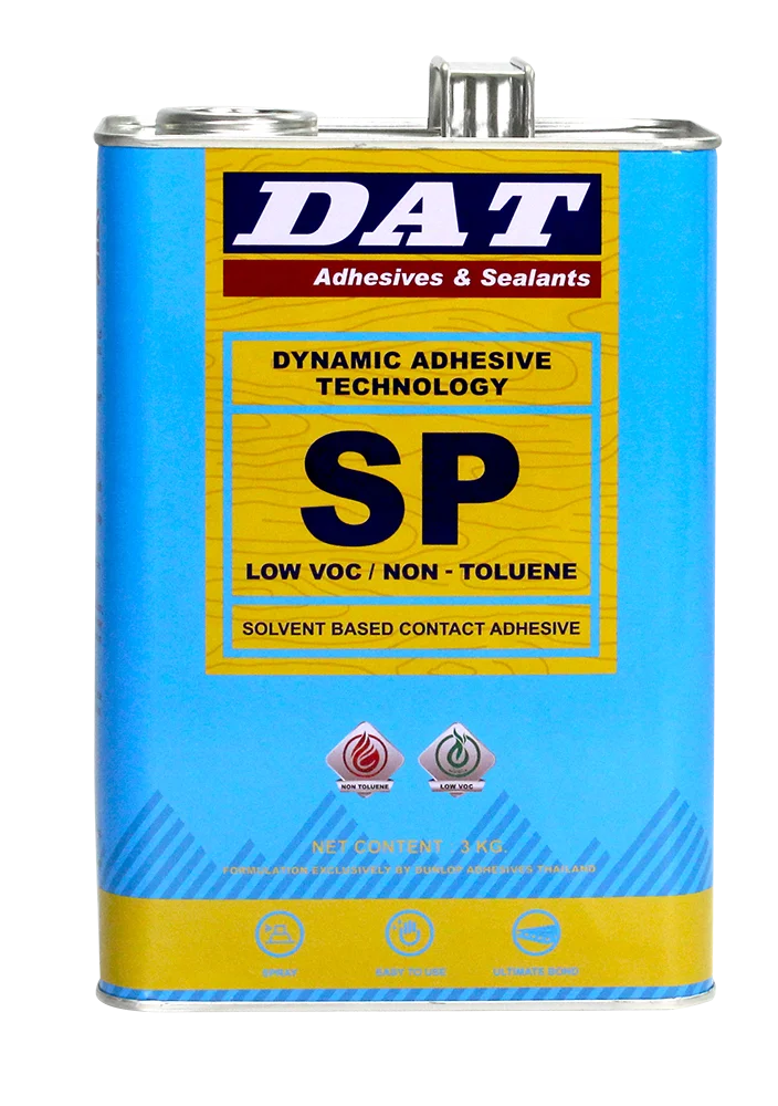 Dunlop DAT SP Low VOC Spray Contact Adhesive with Low MOQ Non Toluene Low Formaldehyde for Green Building