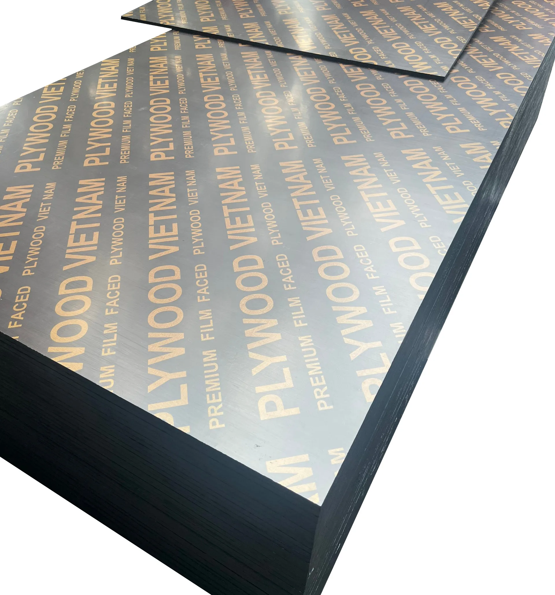 Wholesales Factory price black film faced plywood 12, 15, 18mm thickness Vietnam Supplier black film faced plywood for building