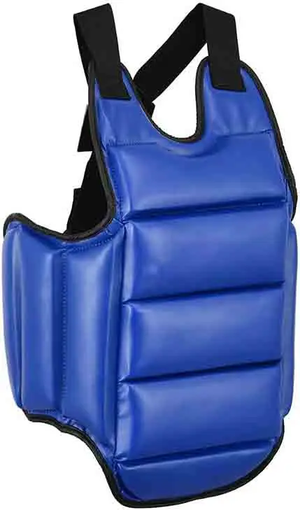 Martial Arts Chest Guard Reversible Body Protector Taekwondo Sparring Gear