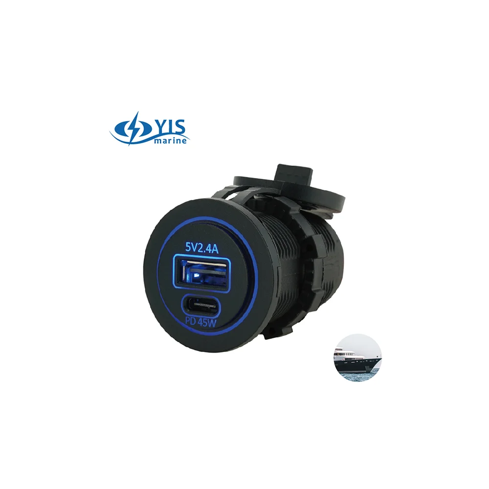 Hot selling products usb caravan charger socket car USB Socket ideal for Automotive