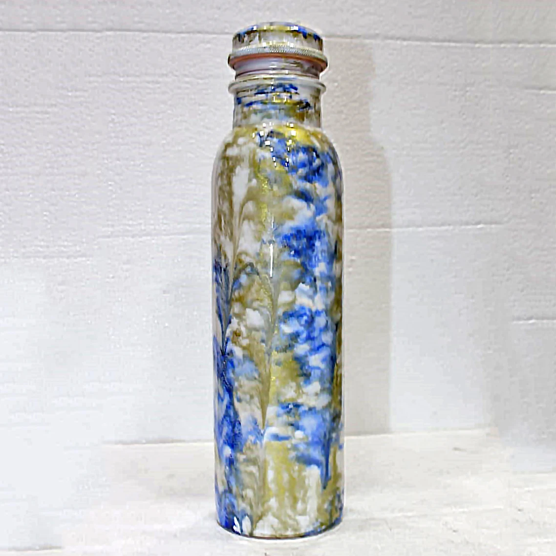 Durable Quality Pure Copper Water Bottle Hammered Design Manufacturer And Supplier From India Contact For Bulk Order Thermos