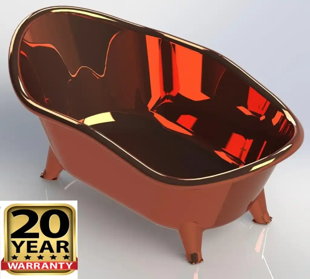 Top Quality Antique Style Copper Bathtub for Hotel Bathroom Application Available at Best Price from India