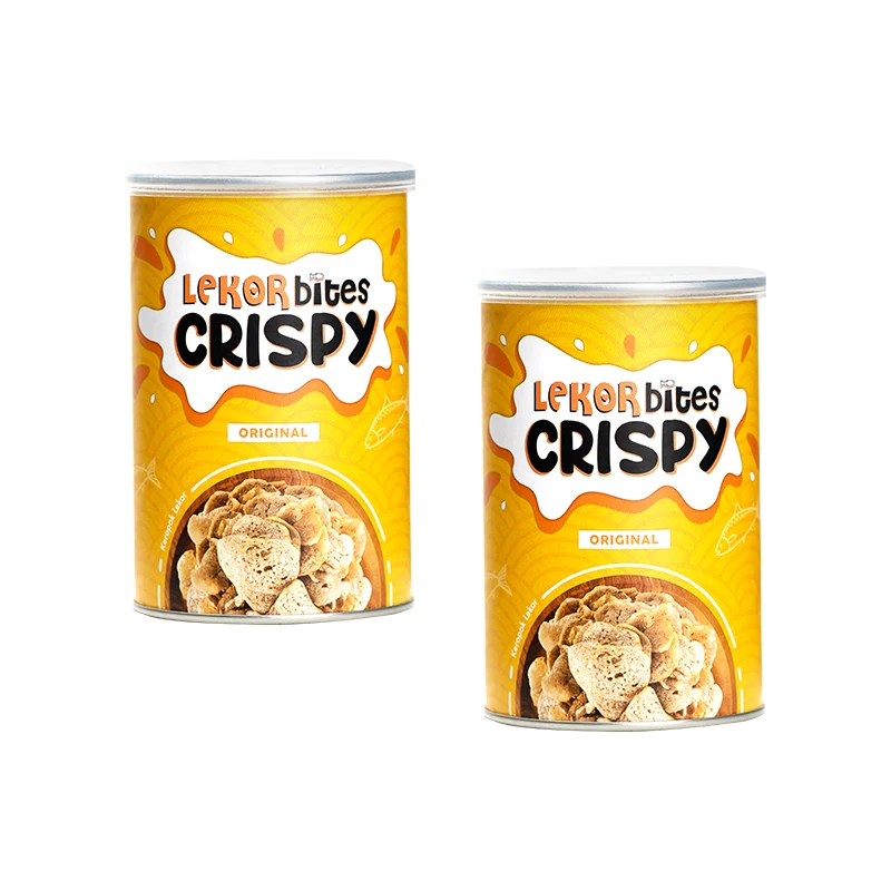 High Quality Malaysia 55gram Lekor Bites Crispy with Original Flavor Seafood Snacks 90% Fish Contents