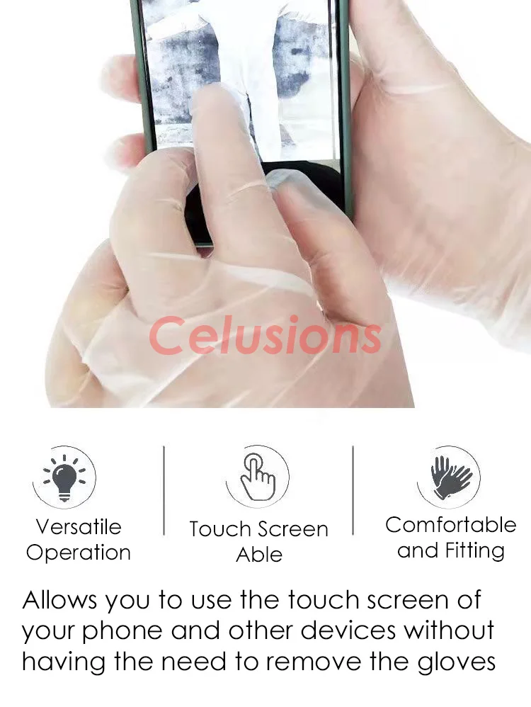 Gloves Durable Feature Thicker Feature Elasticity Oil Proof Non Leakage TPE Gloves nitrile disposable Disposable Gloves