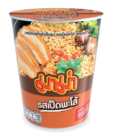 MAMA Shrimp Tom Yum Flavour hot&spicy Soup Thai Instant Noodles Cup