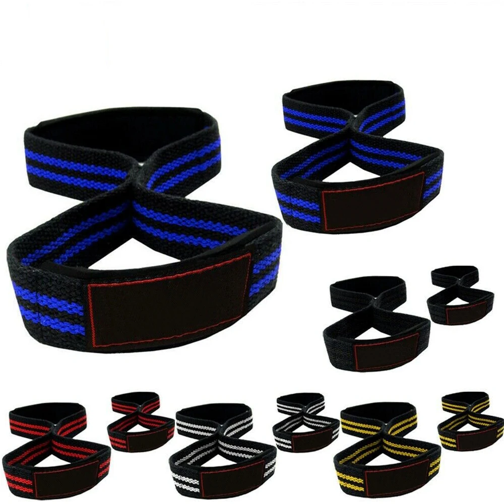 Best Quality Figure 8 Lifting Straps for Dead Lift & Power Lifting Cross Training Figure 8 Strap In Wholesale Price