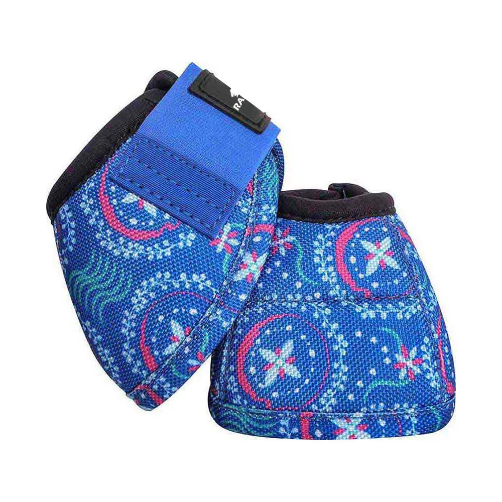 Equestrian Leg Guard Accessories Durable Shock Absorbing Jumping Horse Bell Boots With Zebra Print