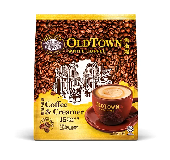 Authentic Aroma Coffee and Creamer Old Town White 2 in 1 Coffee & Creamer 15g Sticks x 25g