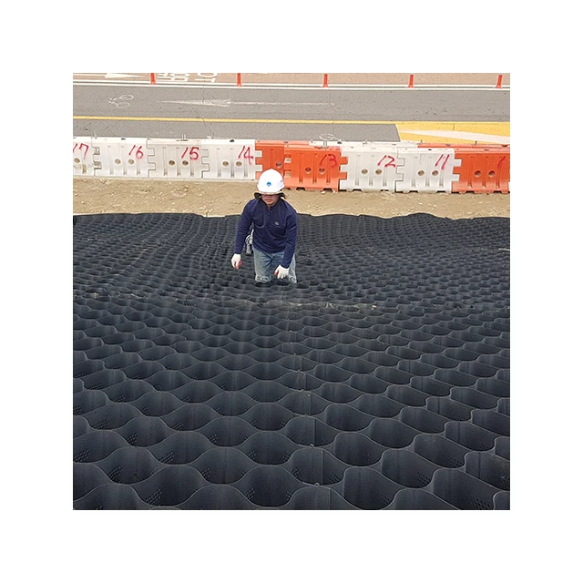 (GEOCELL KOREA) - GKS3020 geotextile HDPE stiffener used for ground reinforcement ultrasonic fusing several strips KOTRA