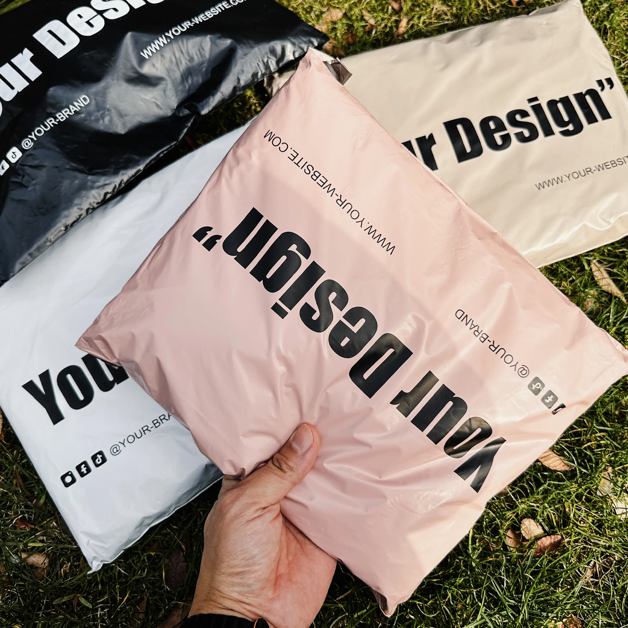 Courier Side Delivery Pe Bag Polymailer Enveloppe Frosted Polymail Cloth Courier-Bag Delivery-Bag-Packaging