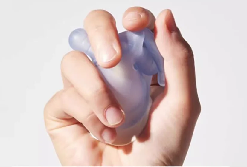 Newbon Super Soft ltra-Light Liquid Silicone Mushroom Nipple Chew Baby teether Soothing Toy For 0 to 6 months