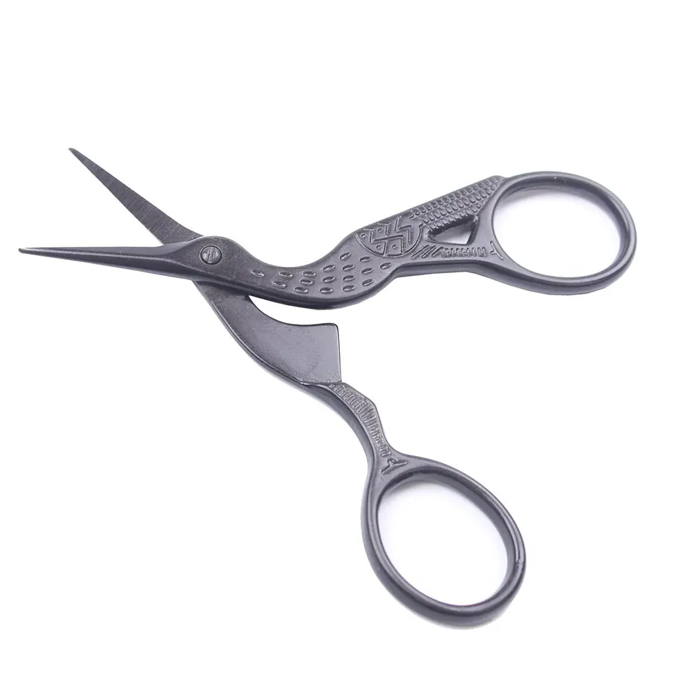 Stainless Steel Vintage Classic Embroidery Scissors Nail Art Stork Classic Scissors Cutters Tools