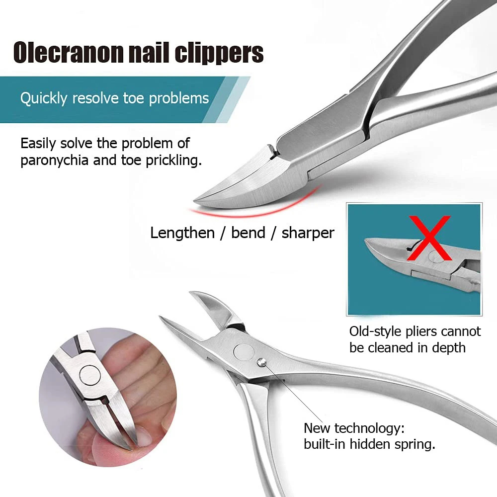 Manicure Set 8 In1 Nail Clipper Set Personal Care Professional Nail Care Kit Travel Accessories Manicure Tools Pedicure