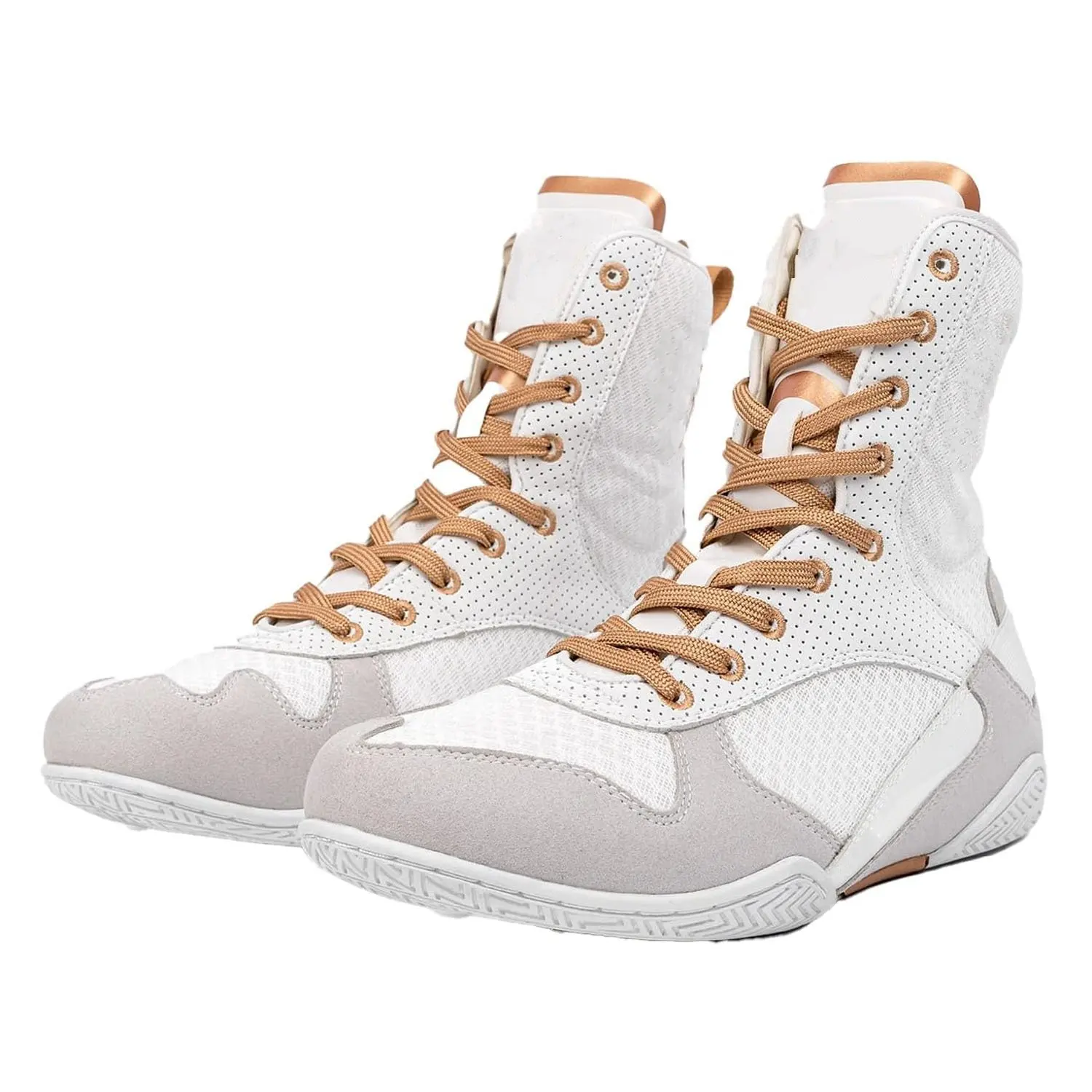 Boxing Shoes With Tri-material Construction For Durability And Support Rubber Outsole For Grip Comfort Optimized Insole
