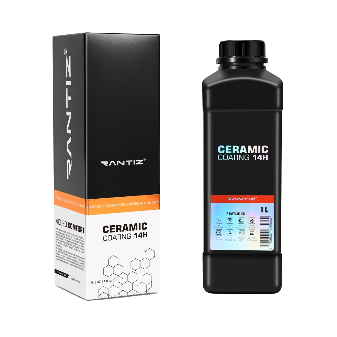 14H NANO CERAMIC COATING THE ULTIMATE IN CAR CARE PROTECTION 1000ml | 33.8oz WITH ALL YOU NEED TO DIVIDE IT TO SMALLER BOTTLES,
