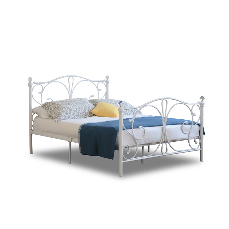 Wholesale Bed Room Furniture Metal Bed and Bunk Can Customized Logo Color Design and Packaging MOQ 100 pcs