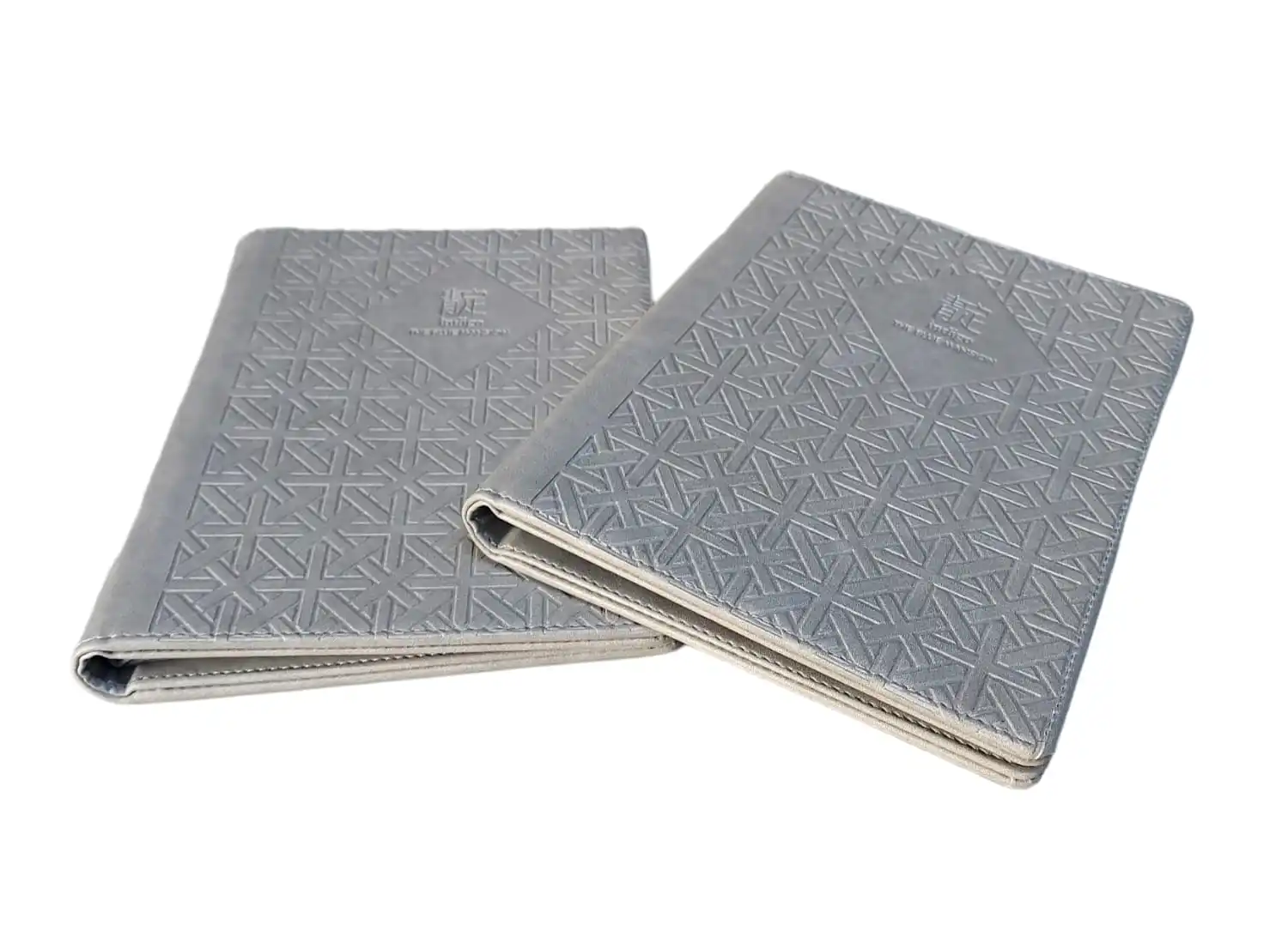 Custom Leather A5/a4/a3 Double Fold Menu Covers Holders Restaurant With Clear Pvc Sheets For Paper Protection
