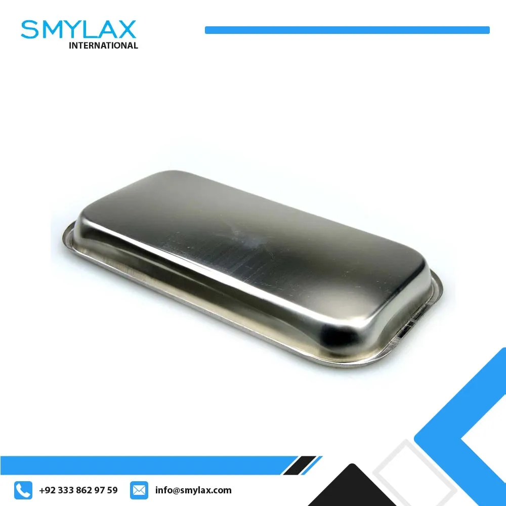 1pc Stainless Steel Medical Surgical Tray Plate Dental Storage Holder Dentist Tools Dish Storage Box For Clinic Tooth Care