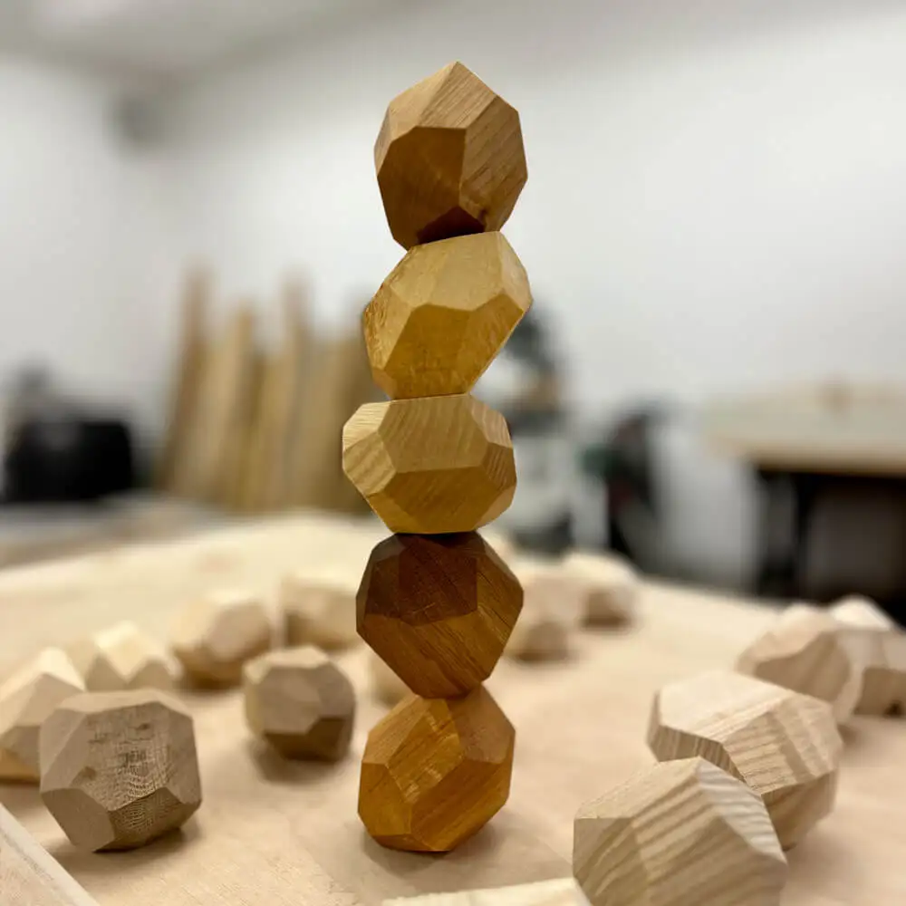 Top Recommended Tumi Ishi Balancing Stones, Combining Art and Mindfulness Handcrafted Wooden Rocks Transform Playtime