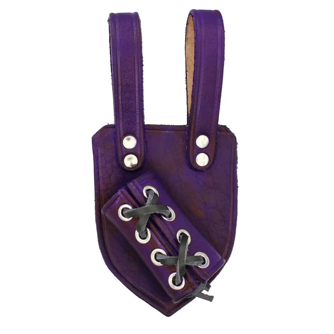 100% High Quality Medieval Leather Short Sword Frog Holder | Right Handed Adjustable Genuine Vegetable Tanned Cowhide Sword Frog