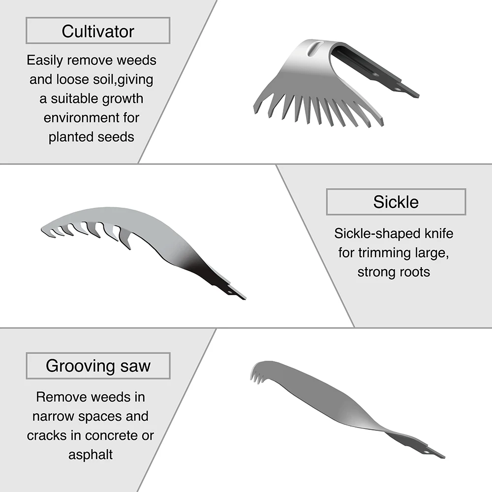Musashi Cordless Electric Garden Hand Tools with Rechargeable Battery to pull up weeds by roots