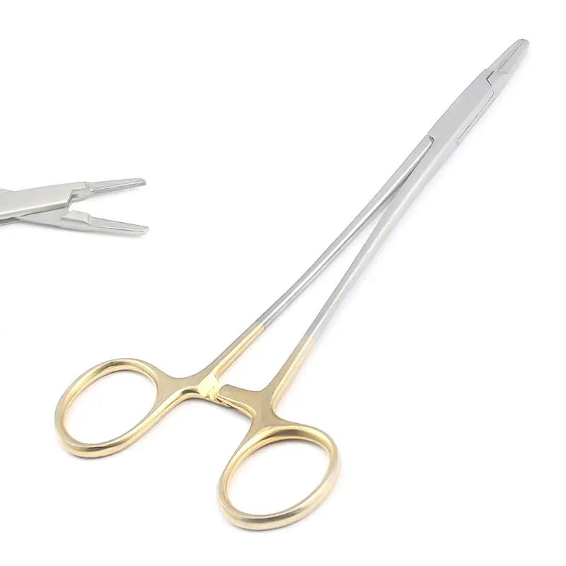Serrated Best Quality TC Ryder Needle Holder 6 - Tungsten Carbide Inserts for Precision Surgery