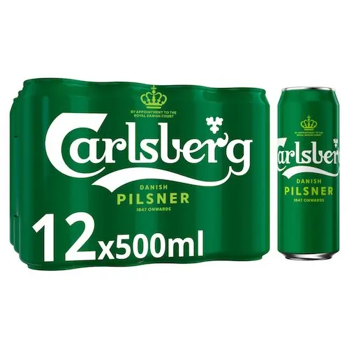Оптовая продажа упаковка светлого пива Carlsberg