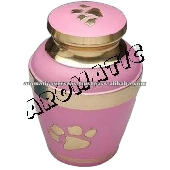 Pet Cremation Urns Hot Selling Cat & dog Funeral Ashes Urns Cremation Accessories Reliable Metallic Decorative Urns