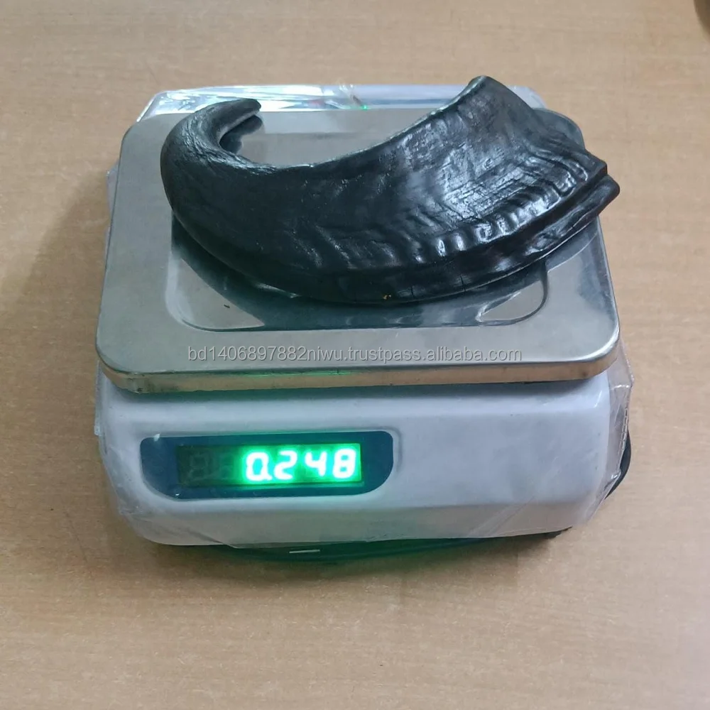 natural Buffalo raw Horn And Horn Tip/ and Quantity Black And natural Color for customized size and horn