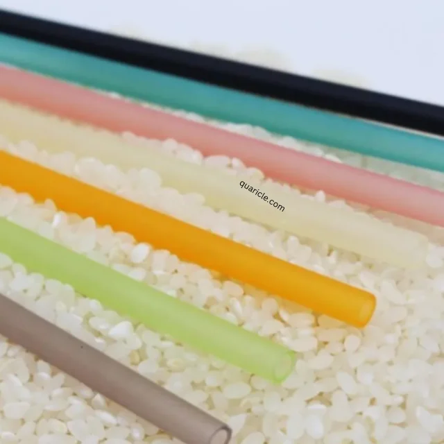 Оптовая продажа солома из шелухи растений 6 5 мм прочная для питья Пузырькового чая/смузи/сока/коктейлей ресторанов путешествующих домой