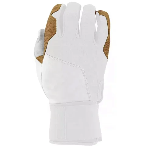 Baseball batting mitts White Soft Leather Gloves Master Black Best Wholesale Products In High Quality At Best Price