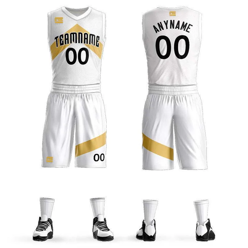 Basketball Team Uniform Manufacturer Sublimation Printing Customized Complete Basketball Uniforms Set