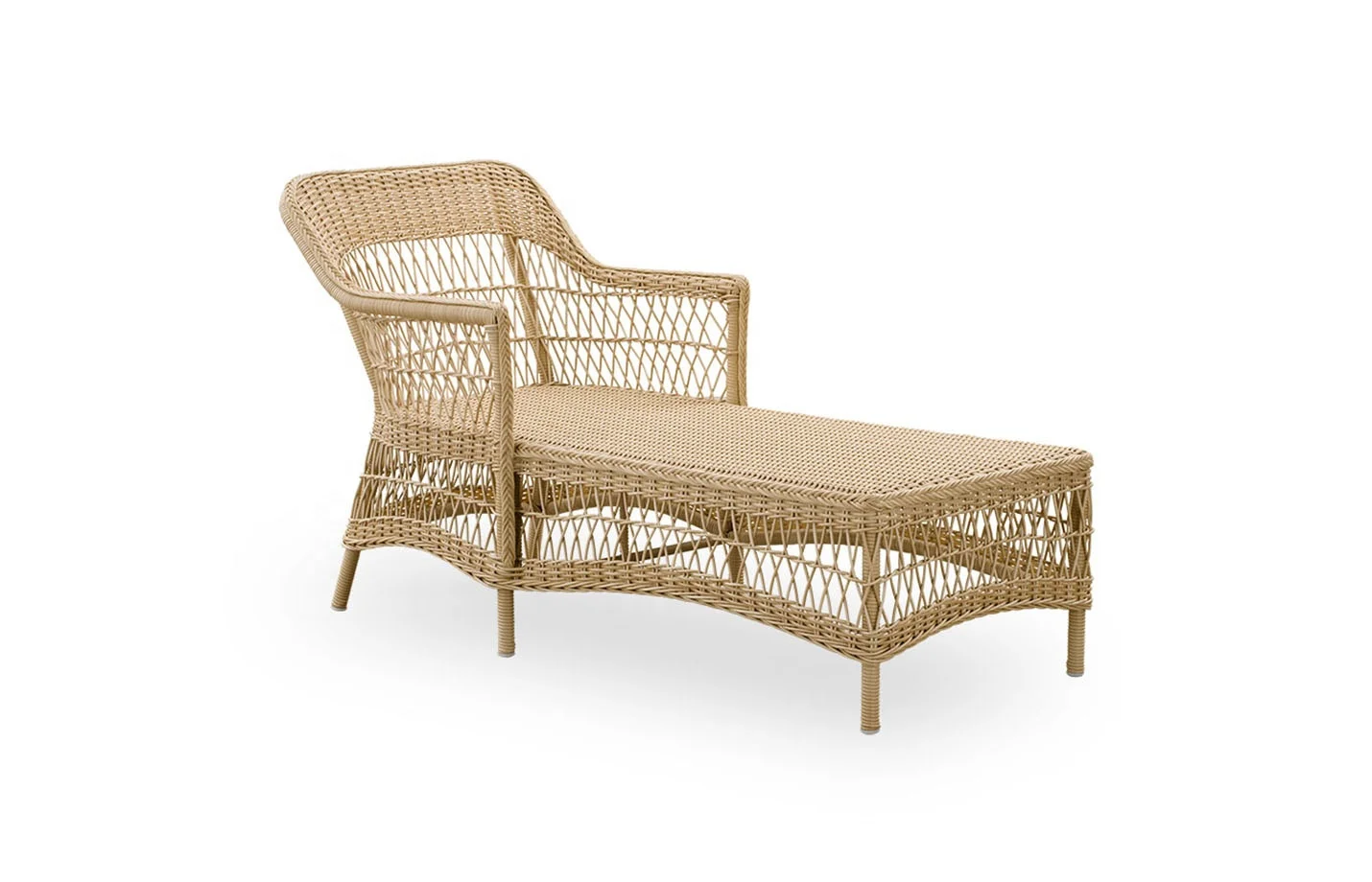 2021 New Model Garden Furniture Wicker Sunbed Set Aluminum Frame Rattan Plastic Hotels Balcony Outdoor Leisure Sun Loungers