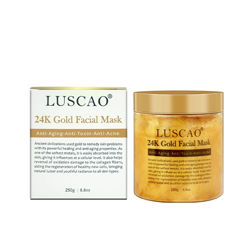 Private Label Anti-aging Collagen Facial Mask Anti Wrinkle And Moisturizing Face Mask Oem 24k Gold Face Mask