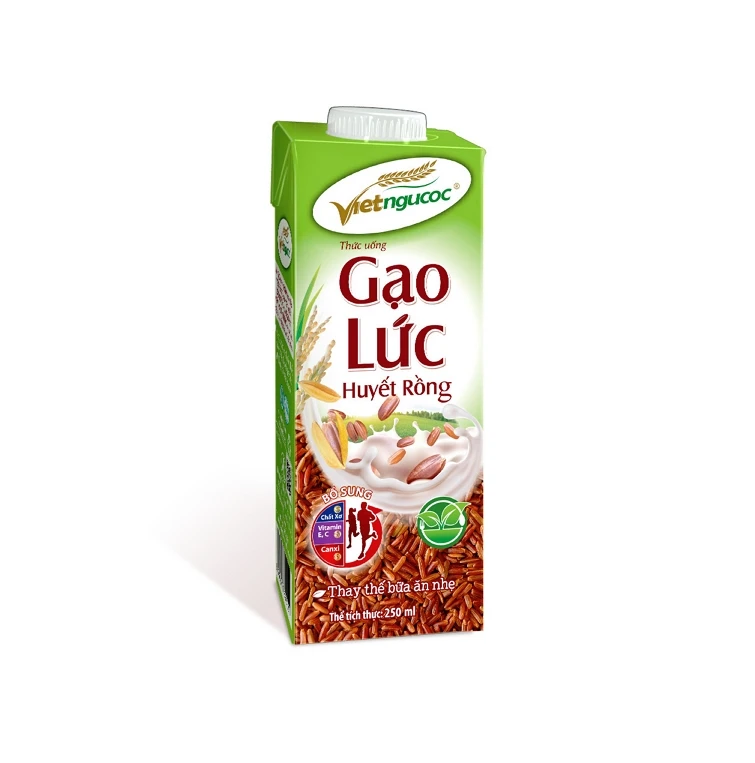 Viet Cereal Oats & Red Rice Milk  Healthy Fresh Nutritious Style from Vietnam Factory Hot Selling