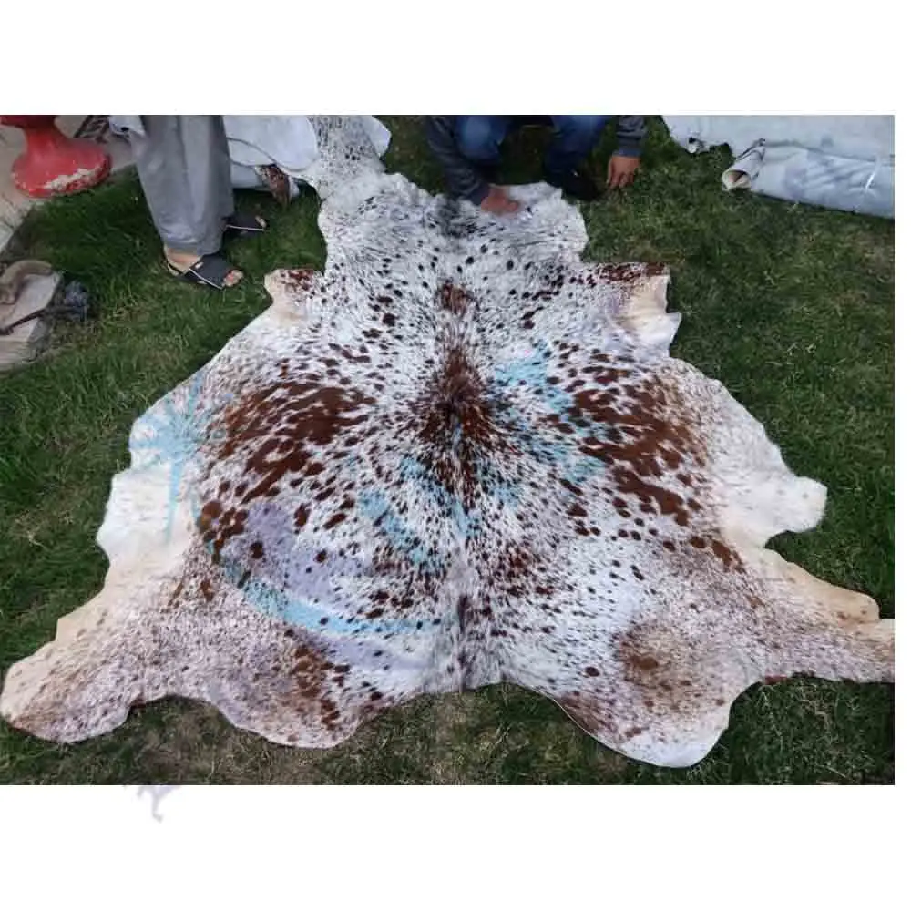 Cow leather carpet artificial animal carpet faux cowhide rug
