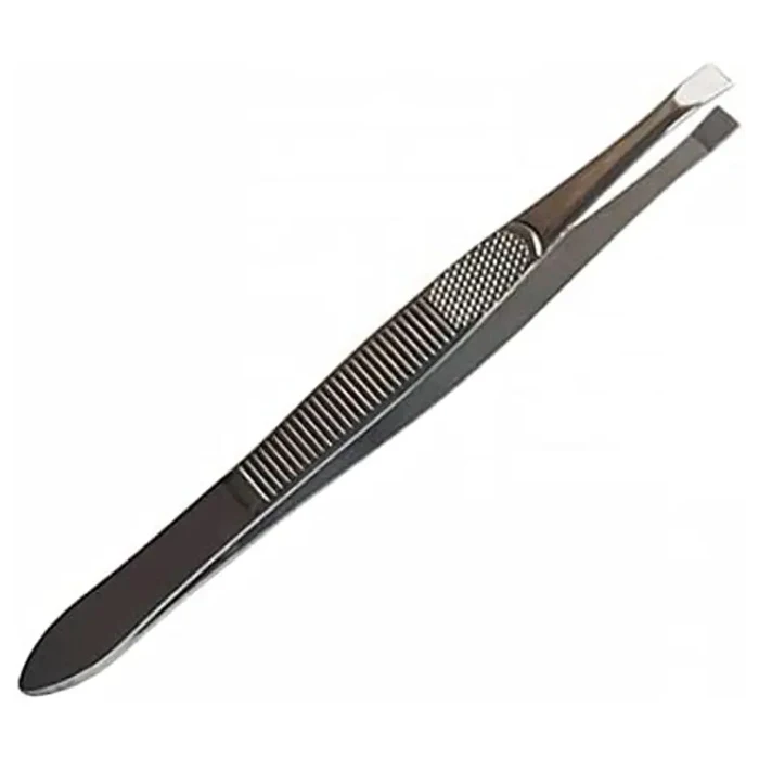 Professional eyebrow Hair Removal Tweezers fancy stainless steel satin finished easy gripped eyebrow tweezers high quality
