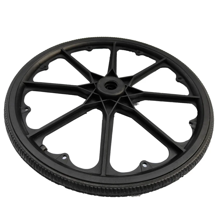 Wholesale best quality 16' 20' 24' PU Tires for Wheelchair wheels PU solid wheel