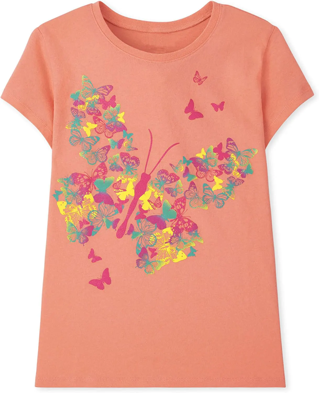 Wholesale Cotton Spandex High Quality girls T-shirt With Custom logo